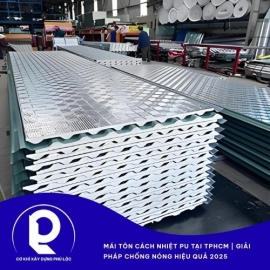 Thi Công Mái Tôn Cách Âm Tại TPHCM | Giải Pháp Chống Ồn & Nóng Hiệu Quả 2025