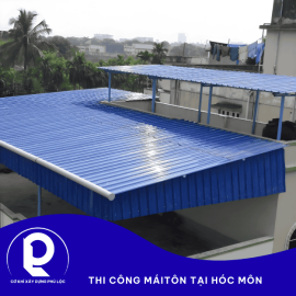 TThi Công Mái Tôn Tại Hóc Môn – Cơ Khí Xây Dựng Phú Lộc