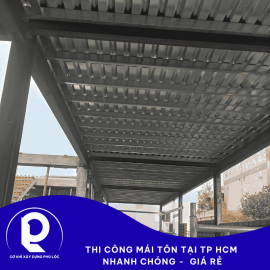 TThi công mái tôn tại TP HCM nhanh chóng – Liên hệ 093 118 8857