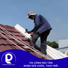TThi Công Mái Tôn Tại TPHCM – Nhận Sửa Chữa, Thay Mới