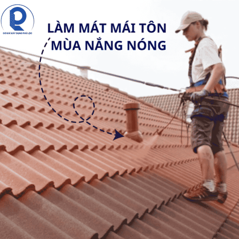 Giải pháp làm mát mái tôn cũ trong mùa nắng nóng