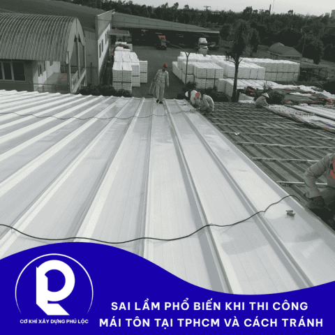 Sai Lầm Phổ Biến Khi Thi Công Mái Tôn Tại TPHCM và Cách Tránh