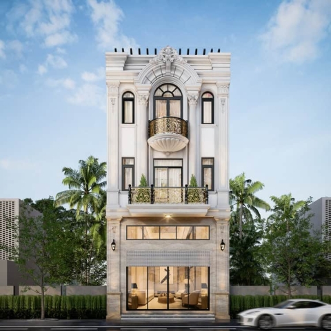 Nhà Phố Phong Cách Tân Cổ Điển: Đẹp Sang Trọng Nhưng Vẫn Tiết Kiệm Chi Phí