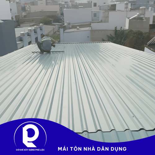 Mái tôn nhà dân dụng